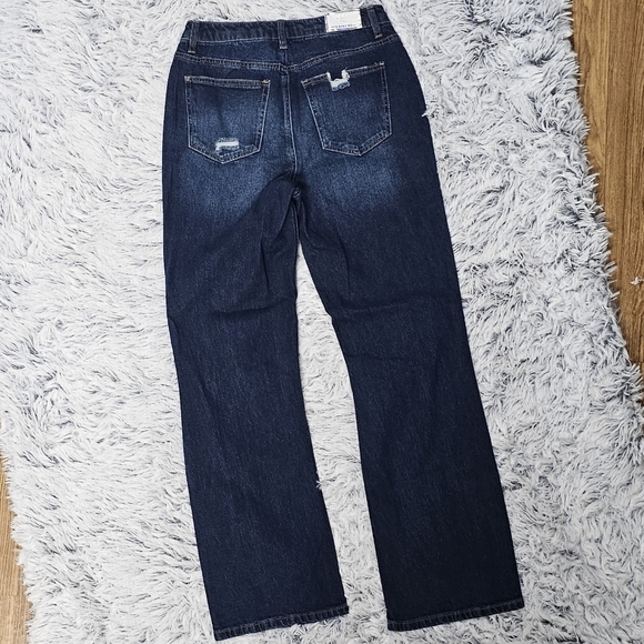 TINSELTOWN | 90's BABY HIGH-RISE BOOTCUT DISTRESSED JEANS \\ SIZE 9… - Picture 6 of 14